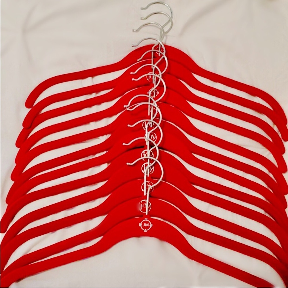 Joy Mangano 12 Shirts Red Hangers